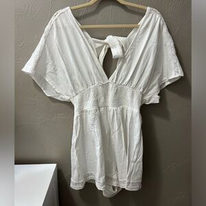 SOLD White Romper